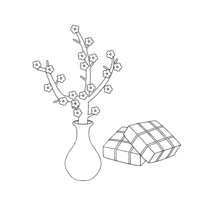 tranh tô màu tết 22