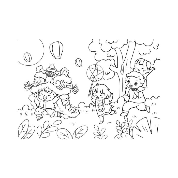 tranh tô màu tết 7