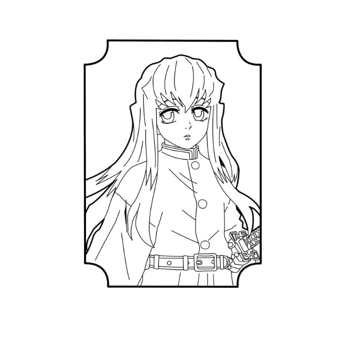 tranh tô màu thanh gươm diệt quỷ 12