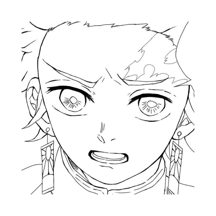 tranh tô màu thanh gươm diệt quỷ 14