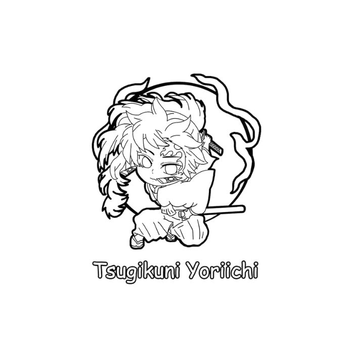 tranh tô màu thanh gươm diệt quỷ 2