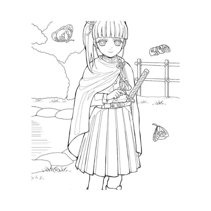 tranh tô màu thanh gươm diệt quỷ 20