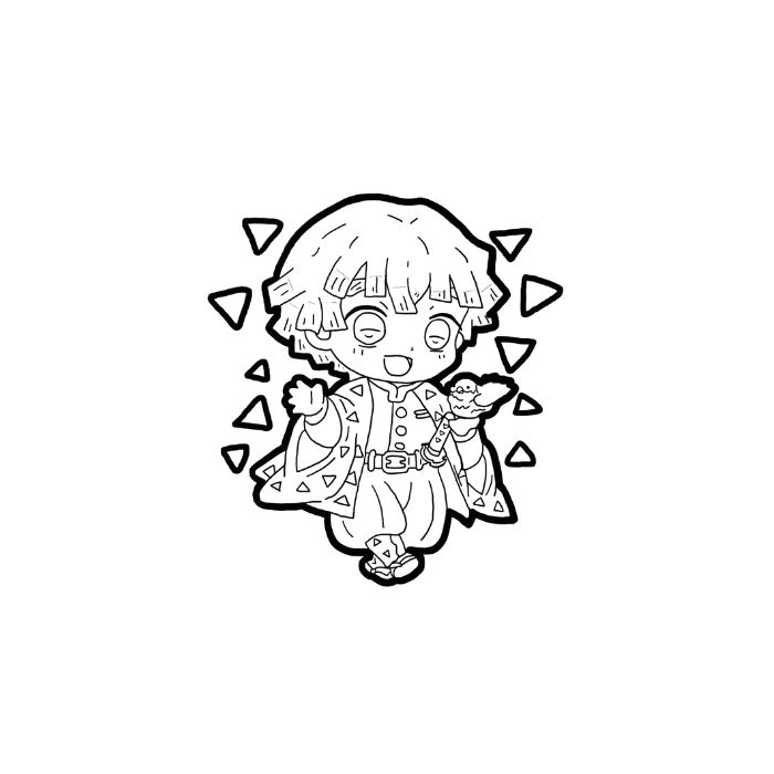 tranh tô màu thanh gươm diệt quỷ 25