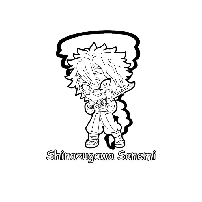 tranh tô màu thanh gươm diệt quỷ 6