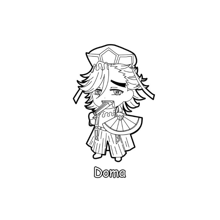 tranh tô màu thanh gươm diệt quỷ 9