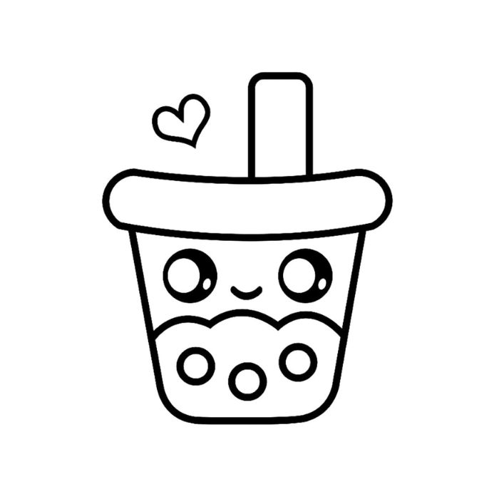 tranh tô màu trà sữa 16