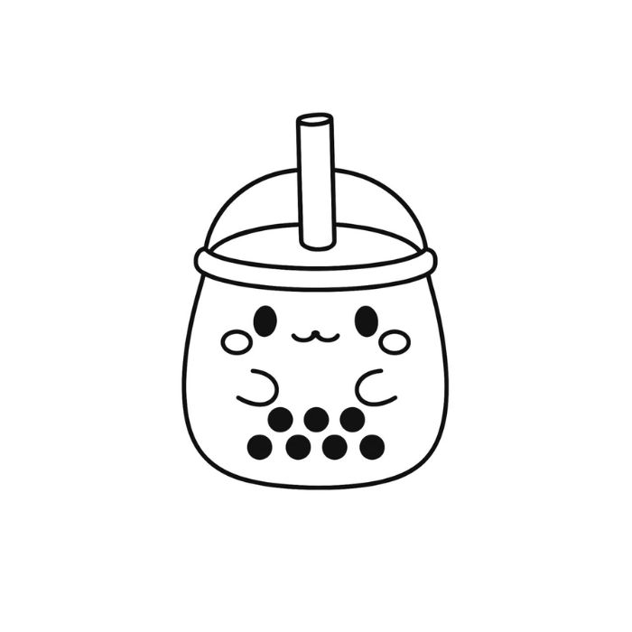 tranh tô màu trà sữa 17