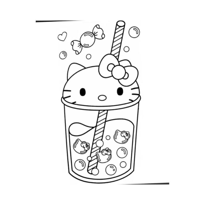 tranh tô màu trà sữa 2