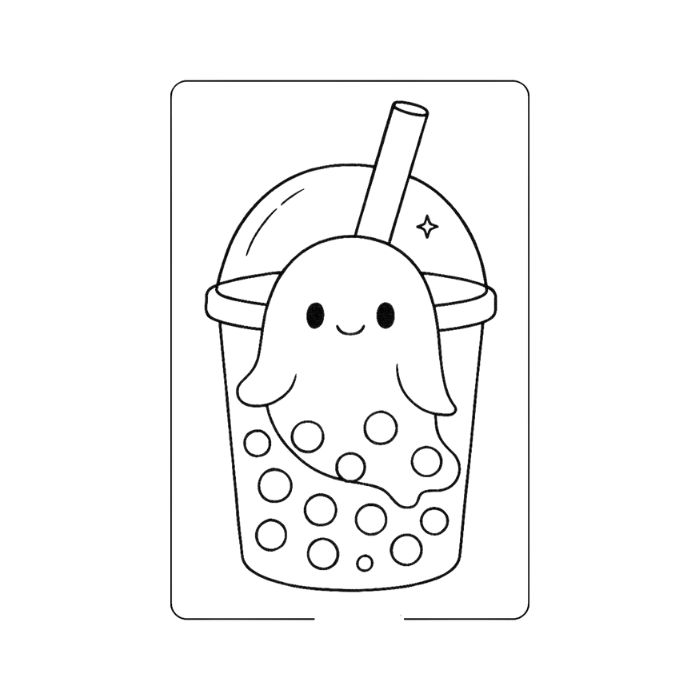 tranh tô màu trà sữa 20