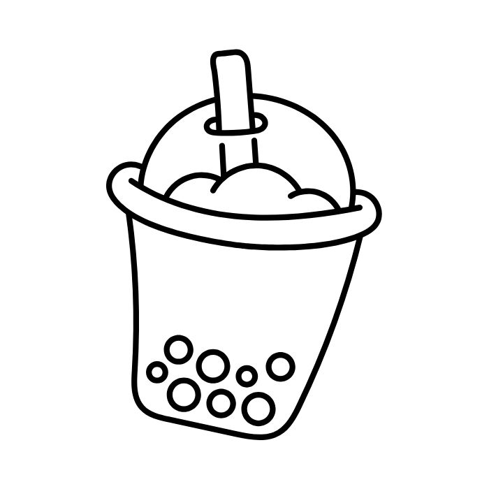 tranh tô màu trà sữa 25