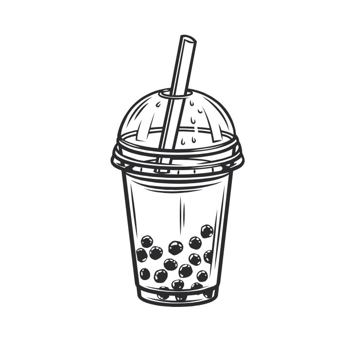 tranh tô màu trà sữa 27