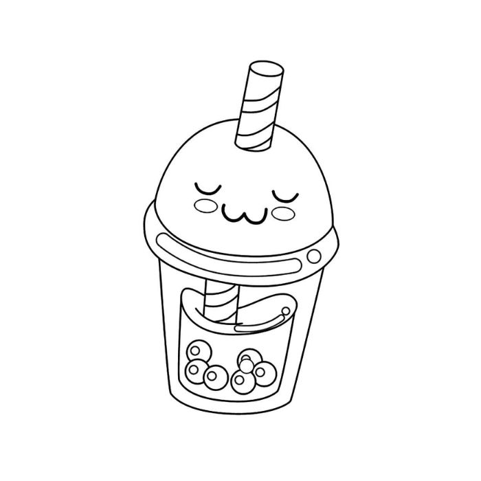 tranh tô màu trà sữa 32