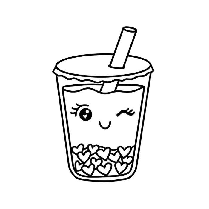 tranh tô màu trà sữa 33