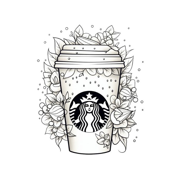 tranh tô màu trà sữa 5