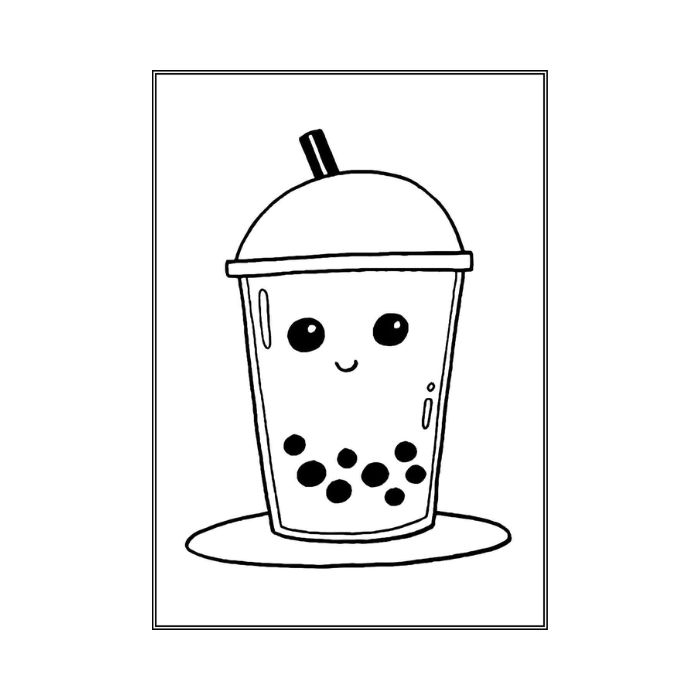 tranh tô màu trà sữa 6