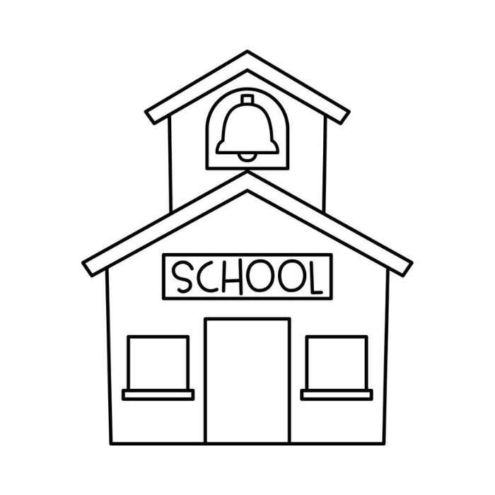 tranh tô màu trường mầm non 22