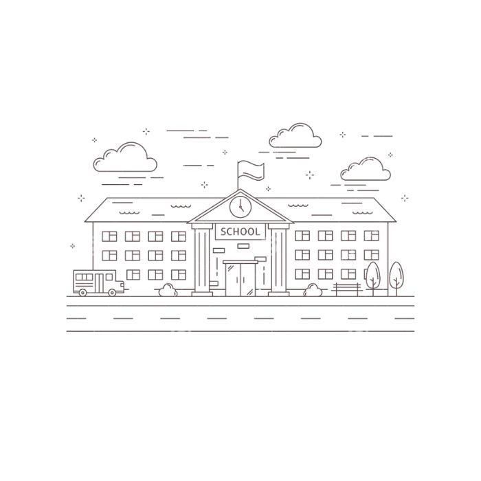 tranh tô màu trường mầm non 26