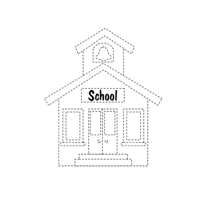 tranh tô màu trường mầm non 27