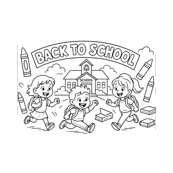 tranh tô màu trường mầm non 28