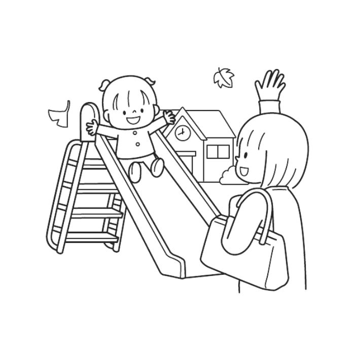 tranh tô màu trường mầm non 36