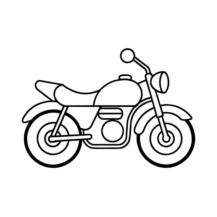 tranh tô màu xe máy 33