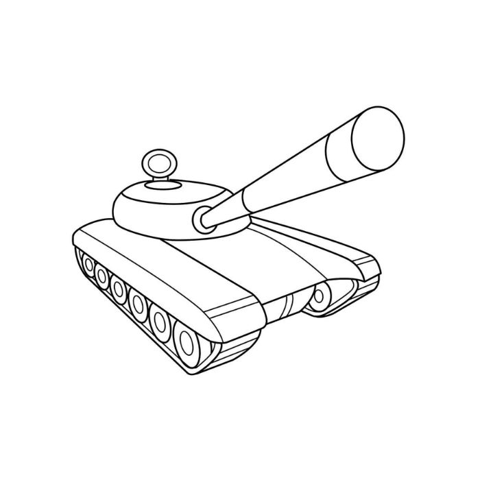 tranh tô màu xe tăng 24