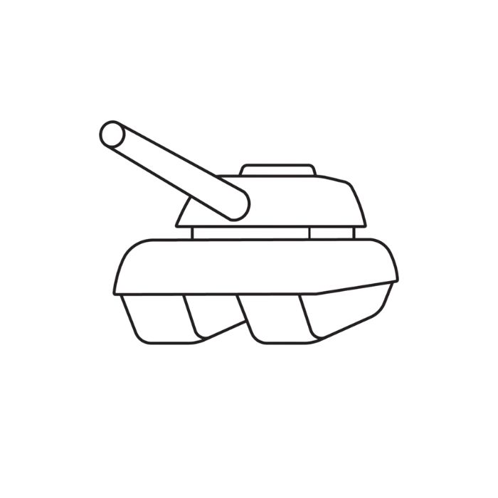 tranh tô màu xe tăng 29