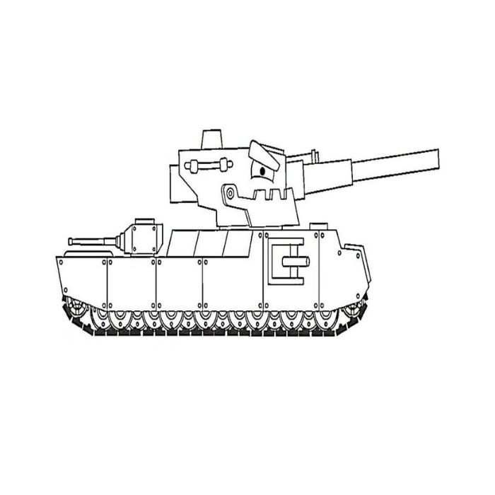 tranh tô màu xe tăng 7