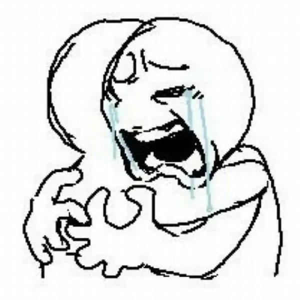 hình meme đau khổ