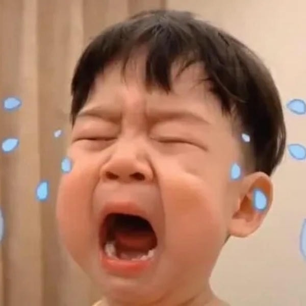 meme đau khổ khoc sto