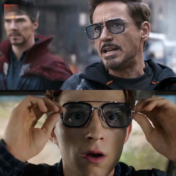 meme đeo kính đen