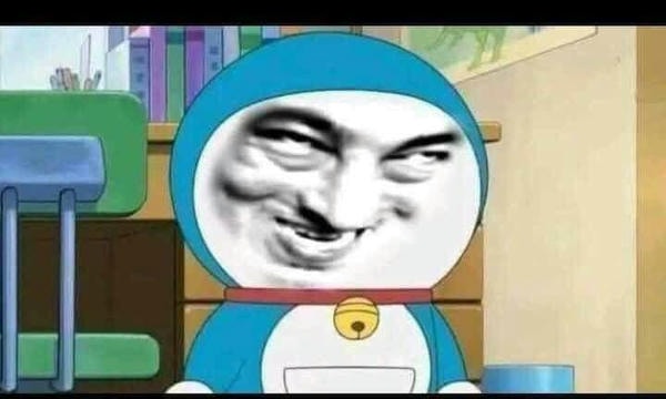 meme doraemon cười xỉu