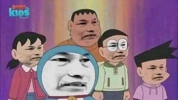 meme doraemon dễ thương