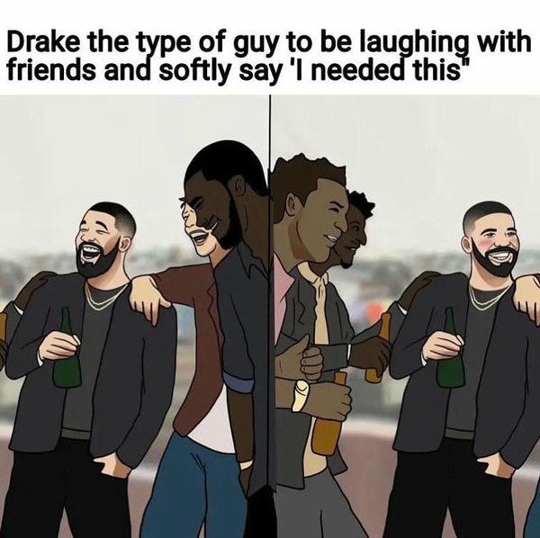 meme drake đồng ý hài