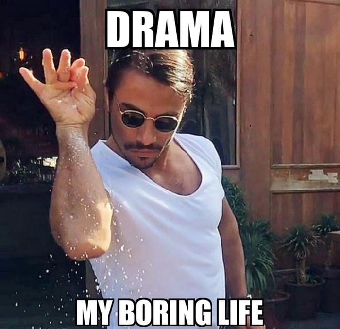 meme drama căng thẳng