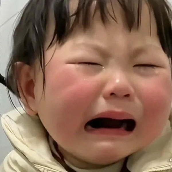 meme mặt đau khổ