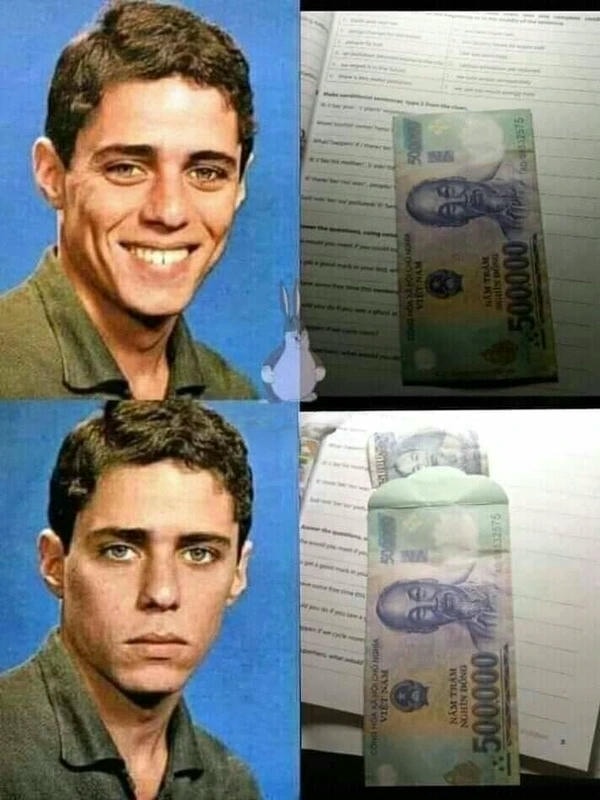 meme tiền dễ thương