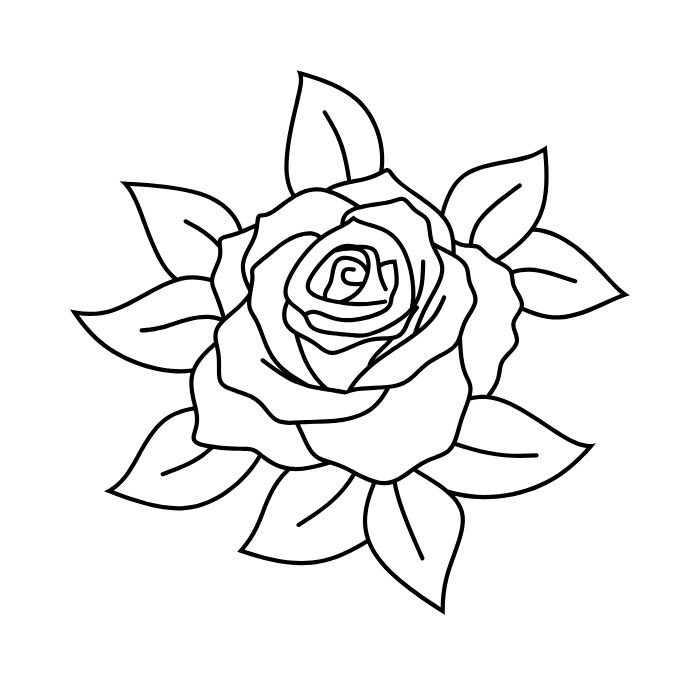 tranh tô màu hoa hồng 20