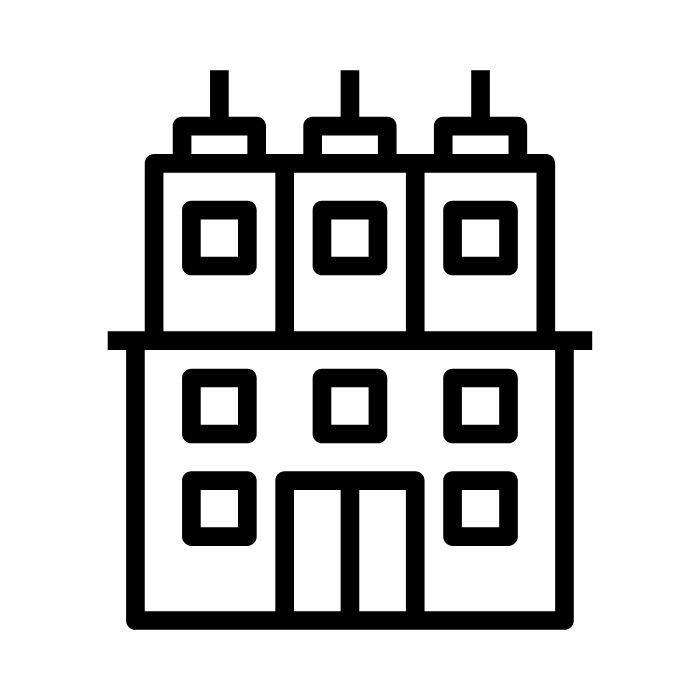 tranh tô màu ngôi nhà cao tầng 19