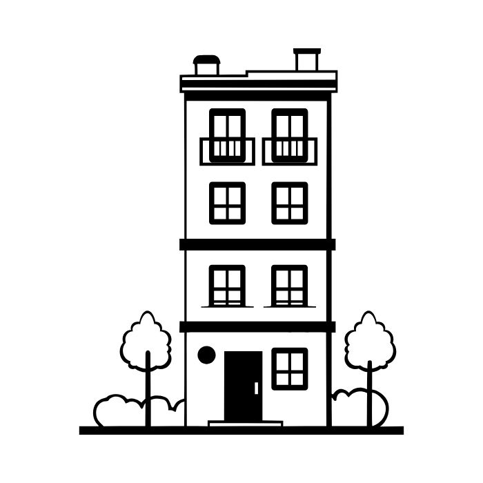 tranh tô màu ngôi nhà cao tầng 35