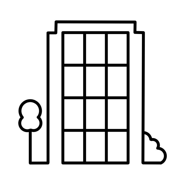 tranh tô màu ngôi nhà cao tầng 6