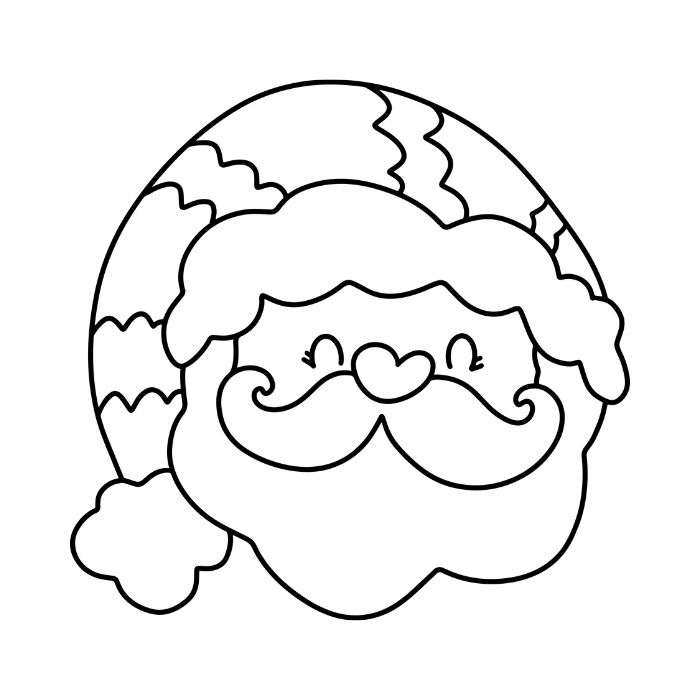 tranh tô màu ông già noel 24