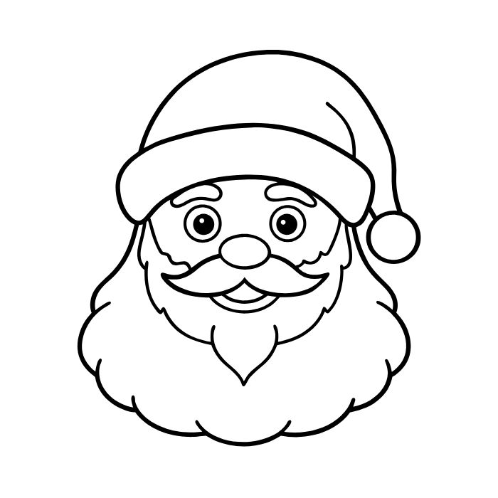 tranh tô màu ông già noel 35