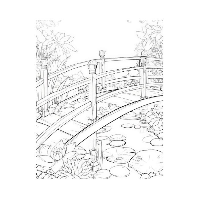 tranh tô màu phong cảnh 21