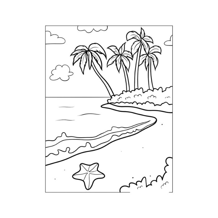 tranh tô màu phong cảnh 25