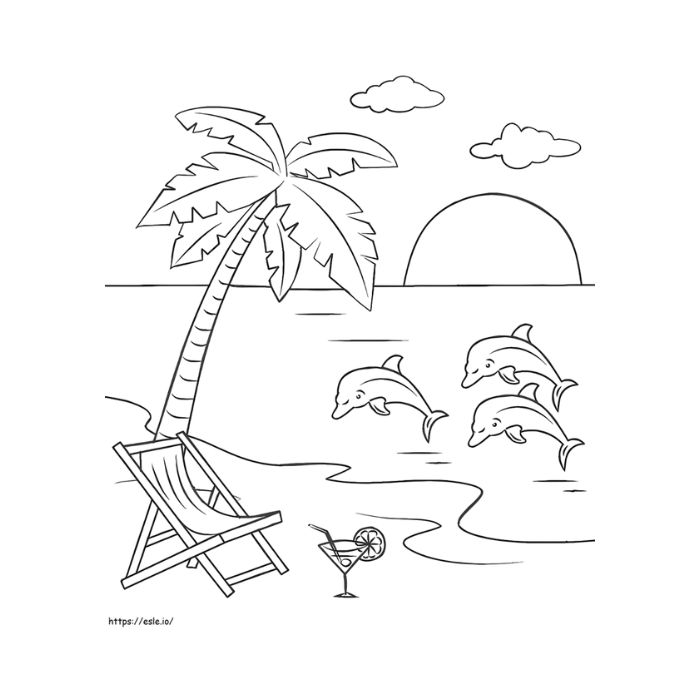 tranh tô màu phong cảnh 4