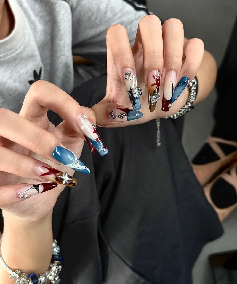 Album nail cá tính miễn phí