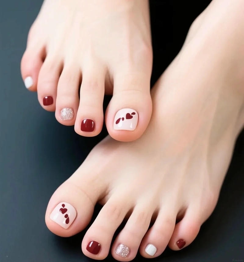 Album nail chân tết mới nhất