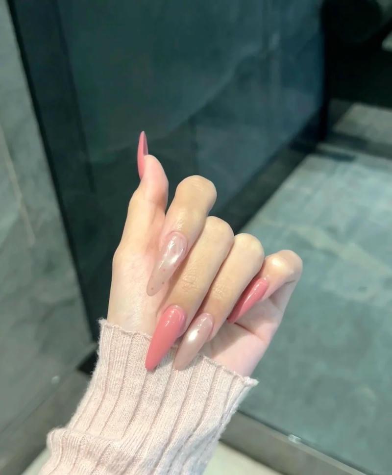 Album nail màu hồng đẹp nhất