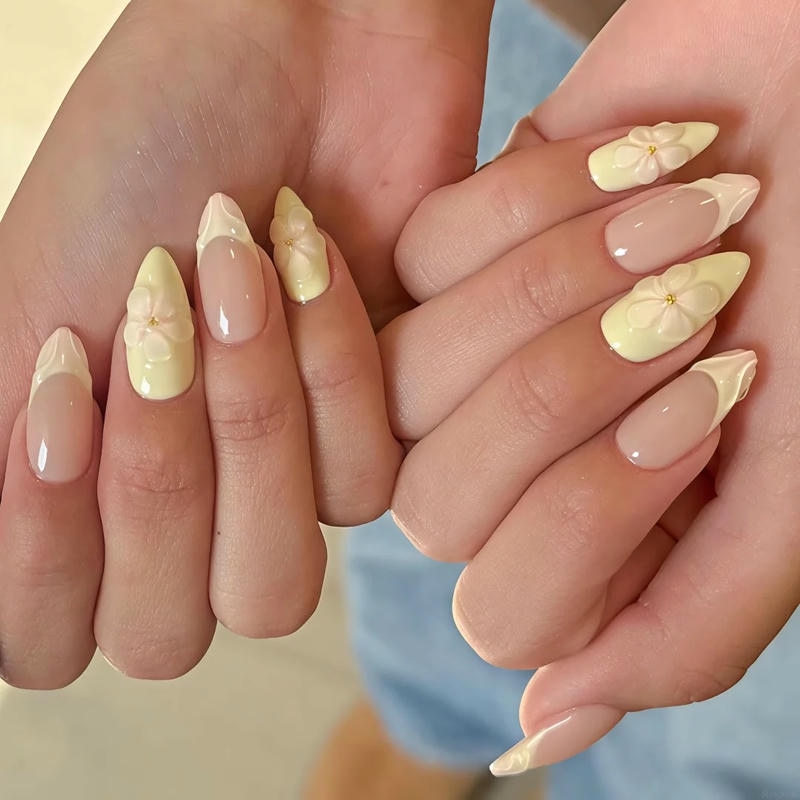 Album nail màu vàng cực hot